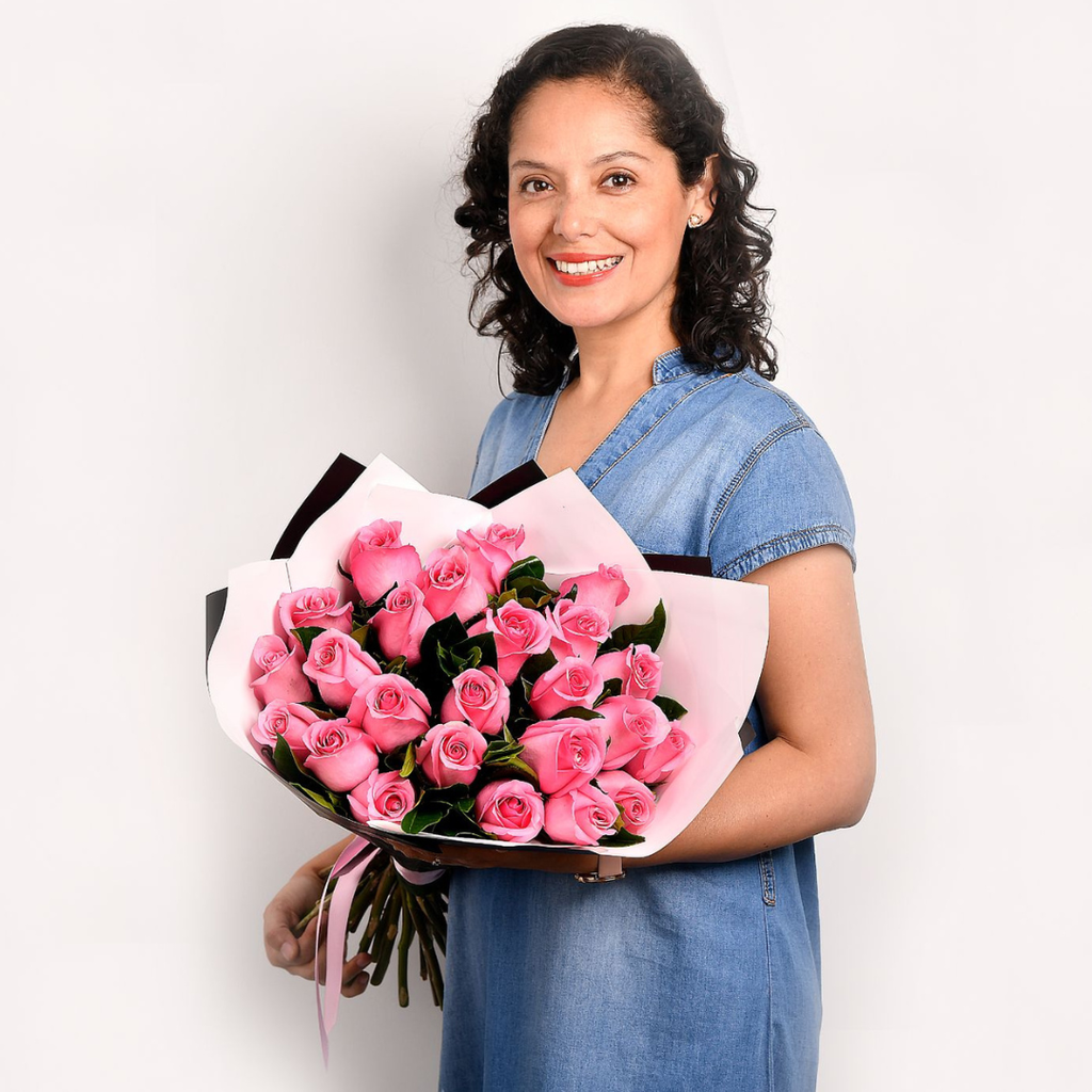 D2 - Ramo Hot Pink - 24 Rosas