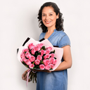 D2 - Ramo Hot Pink - 24 Rosas