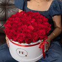 Big Box Rubí - 36 Rosas + Globo Grande