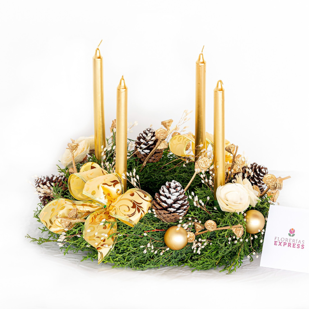 Corona de Adviento María Luz.